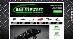 Desktop Screenshot of dsmidwesttrailers.com